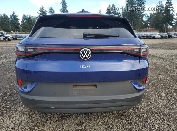WVGGNPE20NP053116 2022 VOLKSWAGEN ID.4 Синий Вид сзади