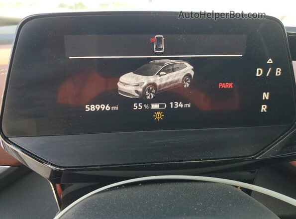 WVGKMPE23NP036694 2022 VOLKSWAGEN ID.4 Gray Instrument cluster view