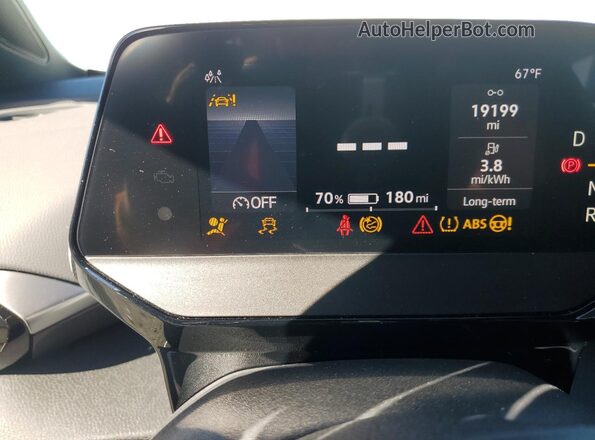 WVGRMPE29MP039791 2021 VOLKSWAGEN ID.4 White Instrument cluster view