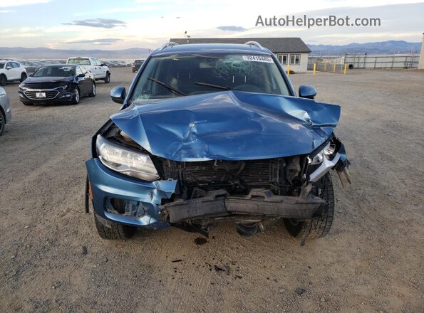 WVGSV7AX3HK026800 2017 VOLKSWAGEN TIGUAN Blue წინა ხედი