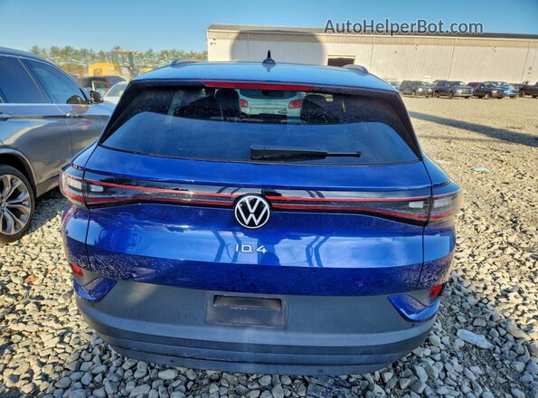 WVGTMPE20MP023839 2021 VOLKSWAGEN ID.4 Синий Вид сзади