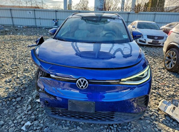 WVGTMPE20MP023839 2021 VOLKSWAGEN ID.4 Синий Вид спереди