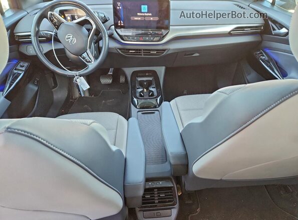 WVGTMPE20MP023839 2021 VOLKSWAGEN ID.4 Синий Вид панели приборов