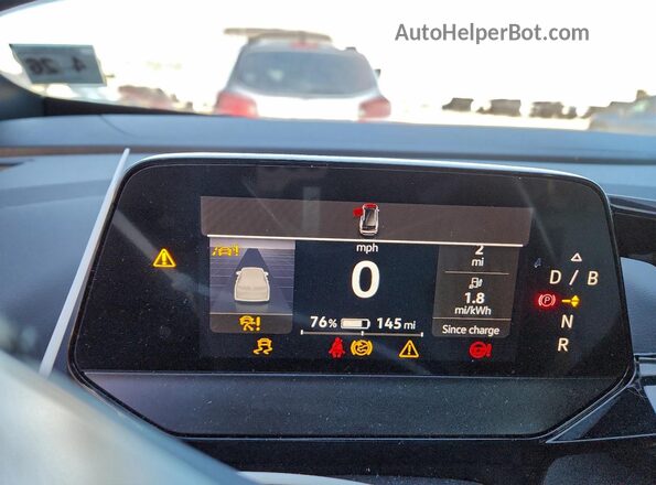 WVGTMPE20MP023839 2021 VOLKSWAGEN ID.4 Синий Вид щитка приборов