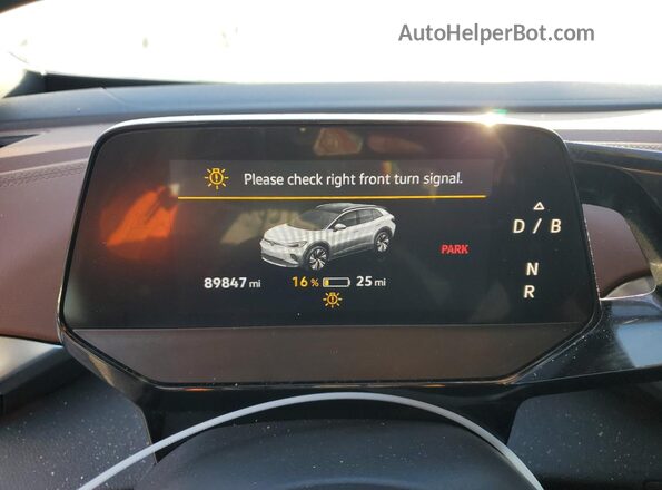 WVGTMPE22MP048029 2021 VOLKSWAGEN ID.4 Gray Widok zestawu wskaźników