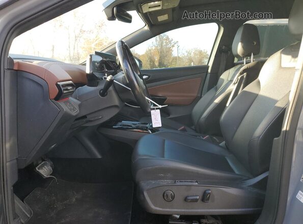 WVGTMPE22MP048029 2021 VOLKSWAGEN ID.4 Gray Widok wnętrza z przodu