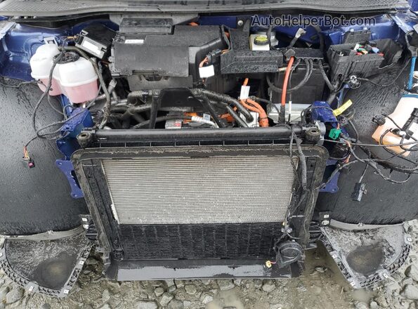 WVGTMPE23NP074334 2022 VOLKSWAGEN ID.4 Blue Вид підкапотного простору