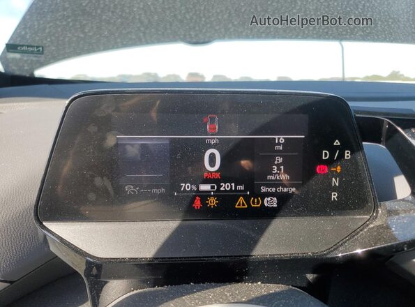 WVGTMPE25NP073038 2022 VOLKSWAGEN ID.4 Black Instrument cluster view