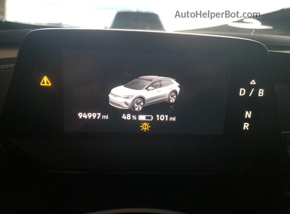 WVGTMPE27MP054893 2021 VOLKSWAGEN ID.4 Black Instrument cluster view