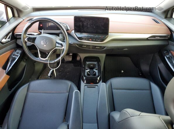 WVGTMPE29MP041059 2021 VOLKSWAGEN ID.4 Silver Widok deski rozdzielczej