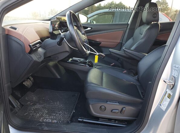 WVGTMPE29MP041059 2021 VOLKSWAGEN ID.4 Silver Widok wnętrza z przodu