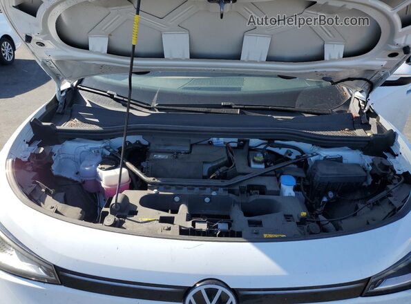 WVGTMPE2XMP028160 2021 VOLKSWAGEN ID.4 White ძრავის განყოფილების ხედი