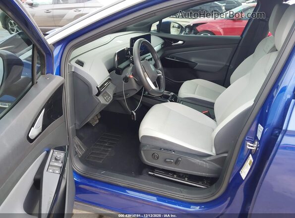 WVGUNPE20MP066398 2021 VOLKSWAGEN ID.4 Blue Vista interior delantera