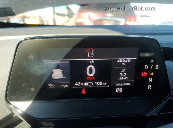 WVGUNPE20NP053202 2022 VOLKSWAGEN ID.4 Black Սարքավորումների վահանակի տեսք