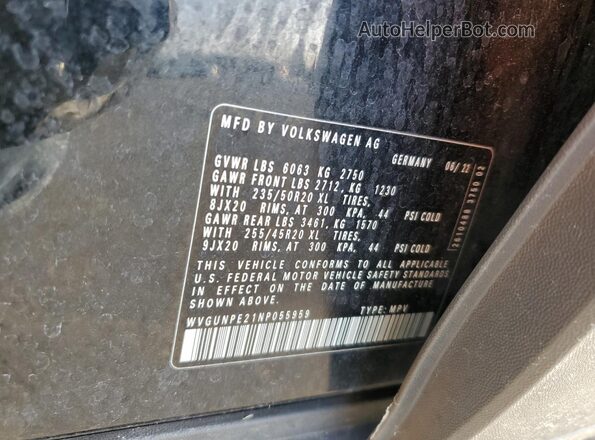 WVGUNPE21NP055959 2022 VOLKSWAGEN ID.4 Black Engine compartment view