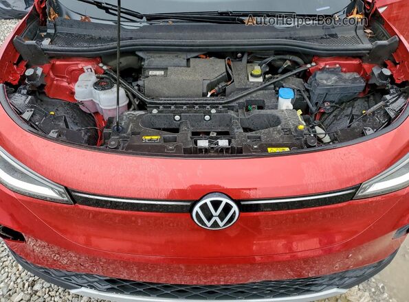 WVGUNPE23NP041738 2022 VOLKSWAGEN ID.4 Red ძრავის განყოფილების ხედი
