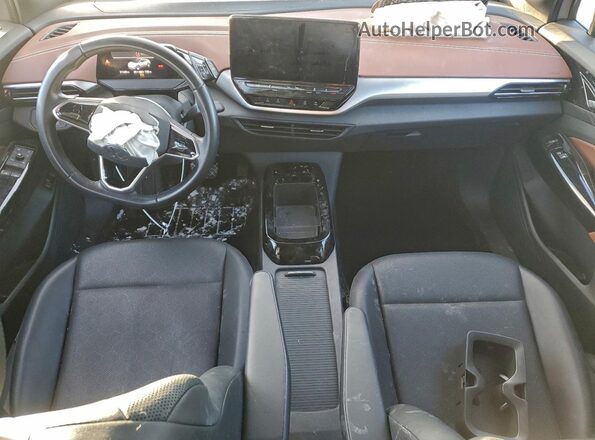 WVGUNPE28NP074055 2022 VOLKSWAGEN ID.4 Gray Widok deski rozdzielczej