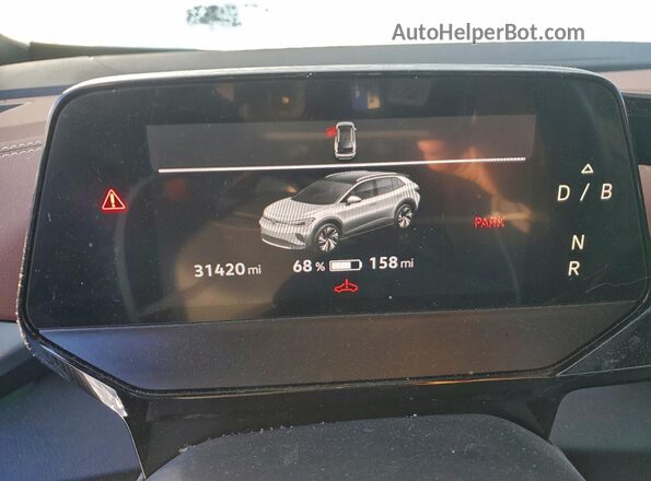WVGUNPE28NP074055 2022 VOLKSWAGEN ID.4 Gray Widok zestawu wskaźników