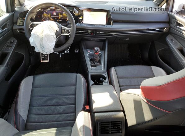 WVW487CD0NW209082 2022 VOLKSWAGEN GTI Silver Առջևի վահանակի տեսք