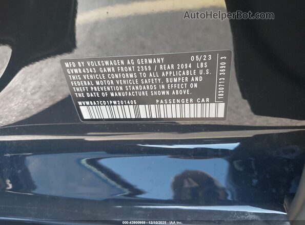 WVW8A7CD1PW201405 2023 VOLKSWAGEN GOLF Gray Շարժիչի բաժամունքի տեսք