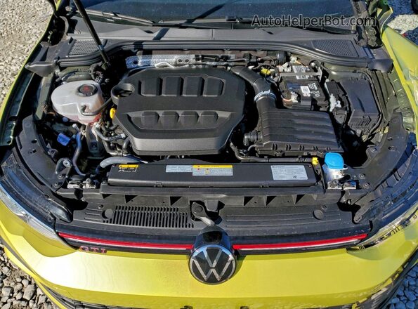 WVW9A7CD1PW181063 2023 VOLKSWAGEN GTI Yellow Вид задньої частини салону