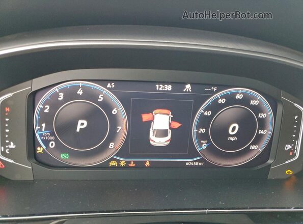 WVWAR7AN3ME011208 2021 VOLKSWAGEN ARTEON Black Instrument cluster view