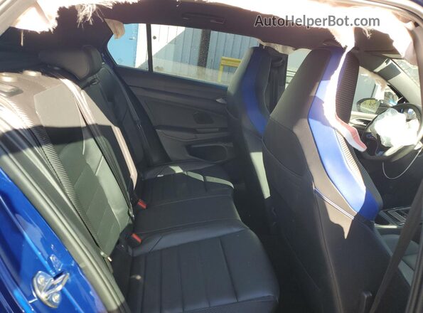 WVWBB7CDXPW192769 2023 VOLKSWAGEN GOLF Blue უკანა სავარძლების ხედი