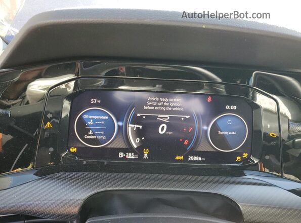 WVWBB7CDXPW192769 2023 VOLKSWAGEN GOLF Blue ხელსაწყოთა პანელის ხედი