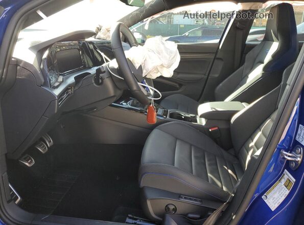 WVWBB7CDXPW192769 2023 VOLKSWAGEN GOLF Blue წინა სალონის ხედი