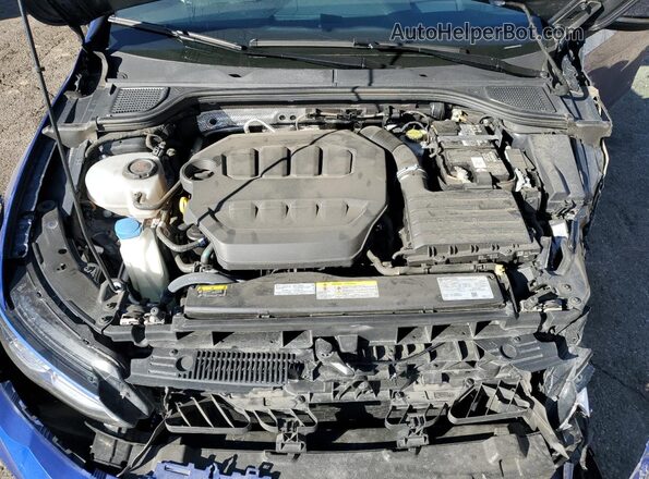 WVWBB7CDXPW192769 2023 VOLKSWAGEN GOLF Blue უკანა სალონის ხედი