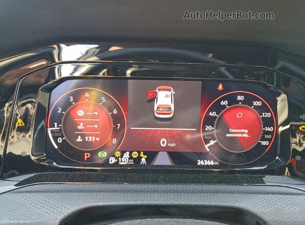WVWGA7CDXPW146741 2023 VOLKSWAGEN GTI Black Widok zestawu wskaźników