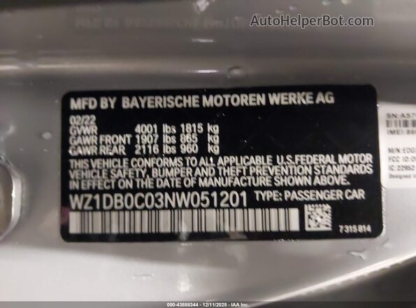 WZ1DB0C03NW051201 2022 TOYOTA GR SUPRA Silver Շարժիչի բաժամունքի տեսք