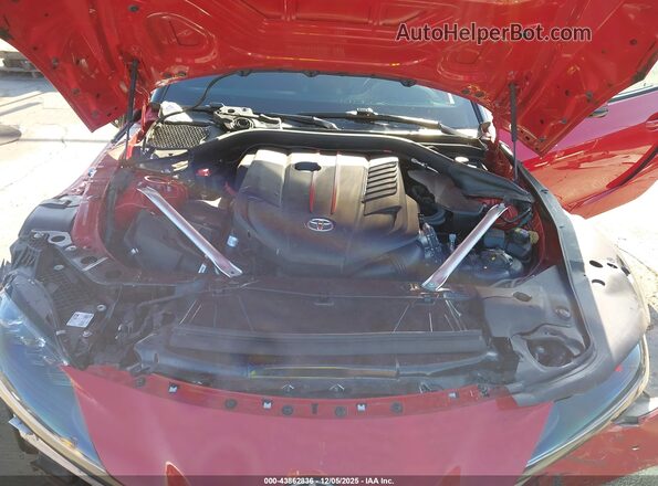 WZ1DB0C04NW048386 2022 TOYOTA GR SUPRA Red Հետևի տեսք