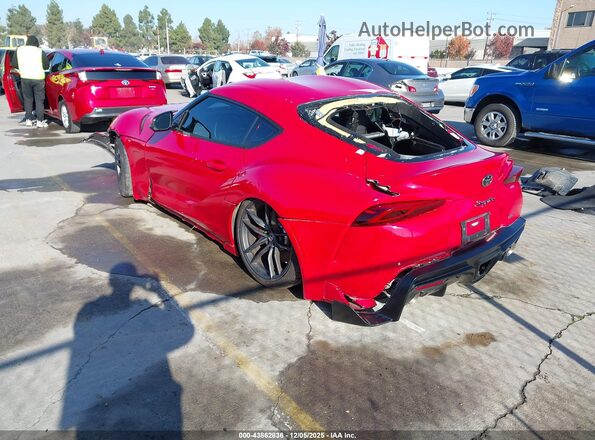 WZ1DB0C04NW048386 2022 TOYOTA GR SUPRA Red Հետևի ձախ
