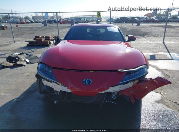 WZ1DB0C04NW048386 2022 TOYOTA GR SUPRA Red Սալոնի հետևի տեսք