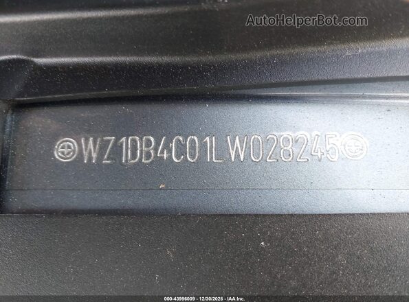 WZ1DB4C01LW028245 2020 TOYOTA GR SUPRA Gray 