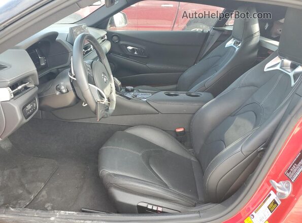 WZ1DB4C04LW026134 2020 TOYOTA SUPRA Красный Вид салона спереди