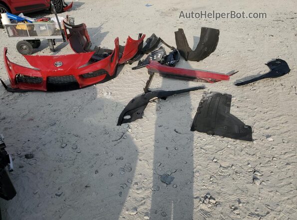 WZ1DB4C04LW026134 2020 TOYOTA SUPRA Красный Вид подкапотного пространства