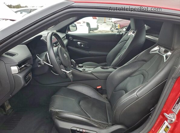WZ1DB4C07LW020585 2020 TOYOTA SUPRA Red Front interior view