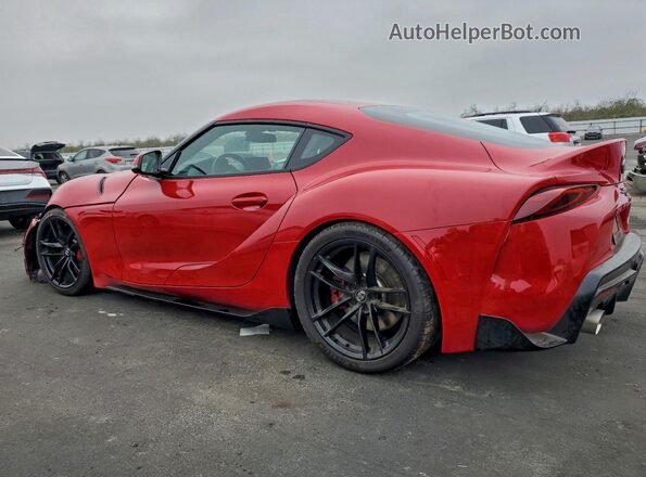 WZ1DB4C07LW020585 2020 TOYOTA SUPRA Red Rear left