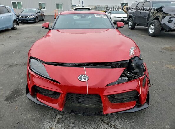 WZ1DB4C07LW020585 2020 TOYOTA SUPRA Red Front view