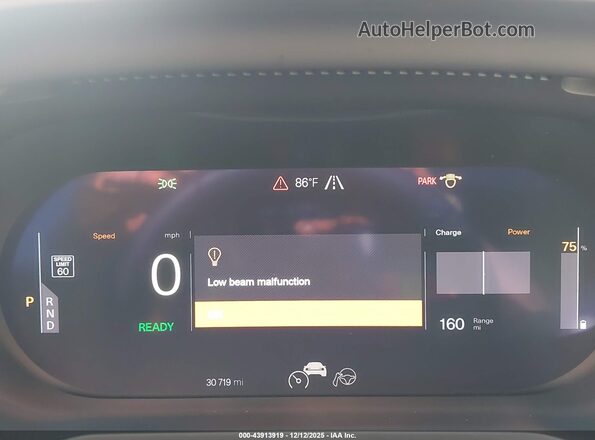 YSMFG3KA1RL228991 2024 POLESTAR 2 Gray Вид задніх сидінь