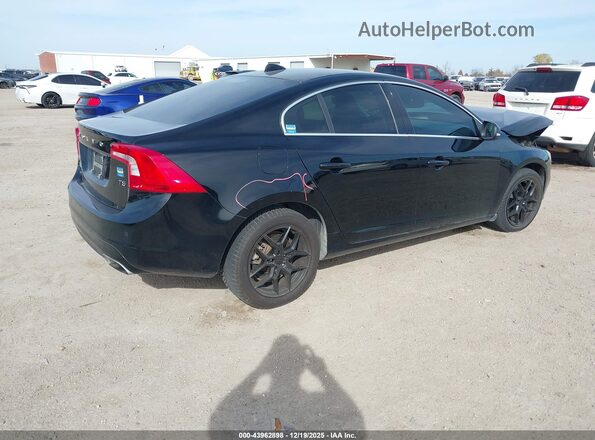 YV126MFK7G2393723 2016 VOLVO S60 Black Задня права чверть
