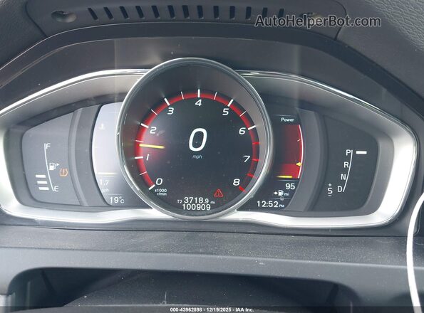 YV126MFK7G2393723 2016 VOLVO S60 Black Вид задніх сидінь