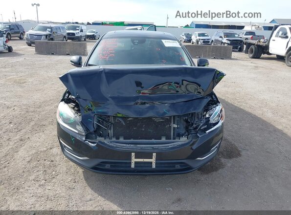 YV126MFK7G2393723 2016 VOLVO S60 Black Вид щитка приладів