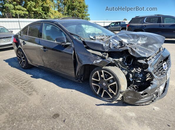 YV140MTL0H2434170 2017 VOLVO S60 Black Delantero derecho