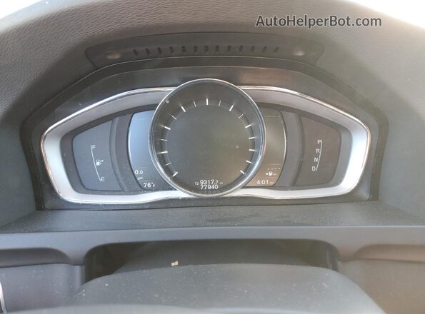YV140MTL2J2457729 2018 VOLVO S60 Gray Вид щитка приладів
