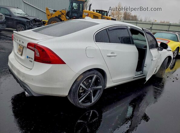 YV1902TS5G2393566 2016 VOLVO S60 Белый Задняя правая четверть