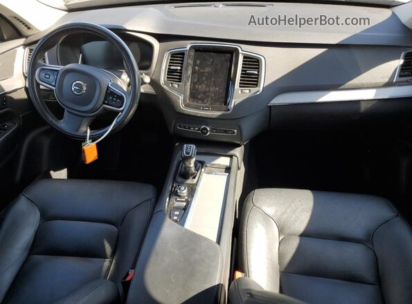 YV4102CK5M1745269 2021 VOLVO XC90 Blue Widok deski rozdzielczej