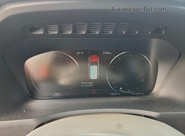 YV4102CK6N1844684 2022 VOLVO XC90 Black Սարքավորումների վահանակի տեսք